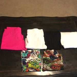 Lot of 6 assorted brand leggings